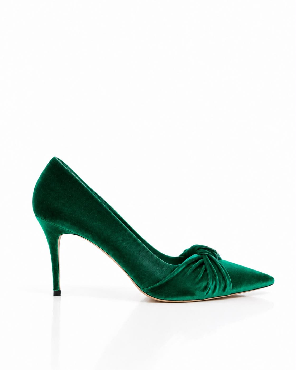 Emerald Velvet High Heels